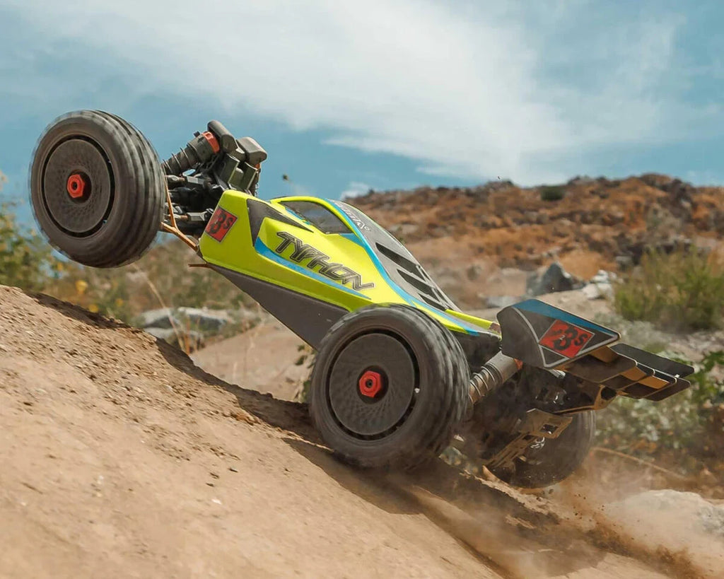 Arrma Typhon 223S 1/8 BLX Brushless RTR 4WD Buggy (Yellow) w/SLT3 2.4GHz Radio