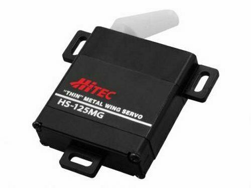 4 Pack Hitec HS-125MG Slim Metal Gear Wing RC Glider Servo HS125MG / HS125-MG