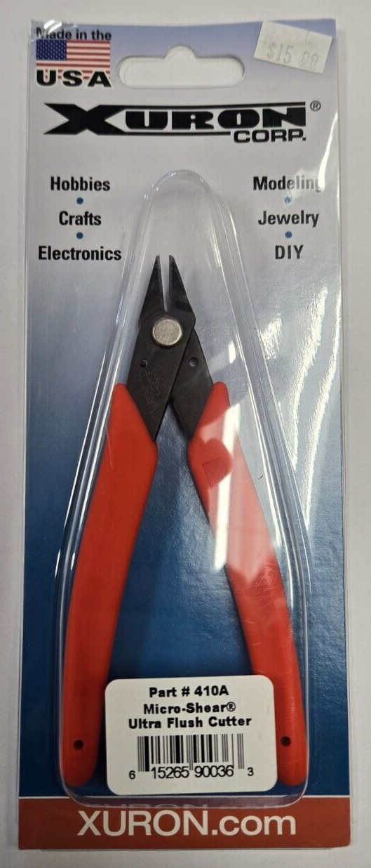 XURON 410A Micro-Shear Ultra Flush Cutter - Made in the USA - One Pair