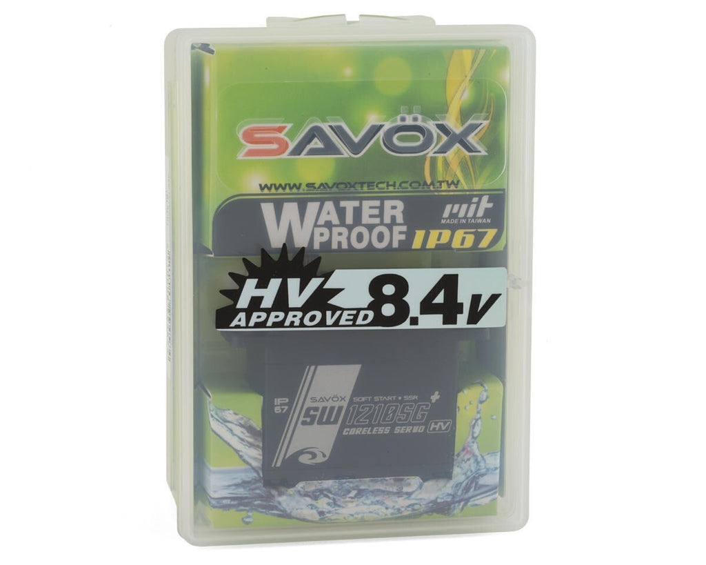 Savox SW-1210SGP Black Edition "Tall" Waterproof Digital Servo HV High Voltage