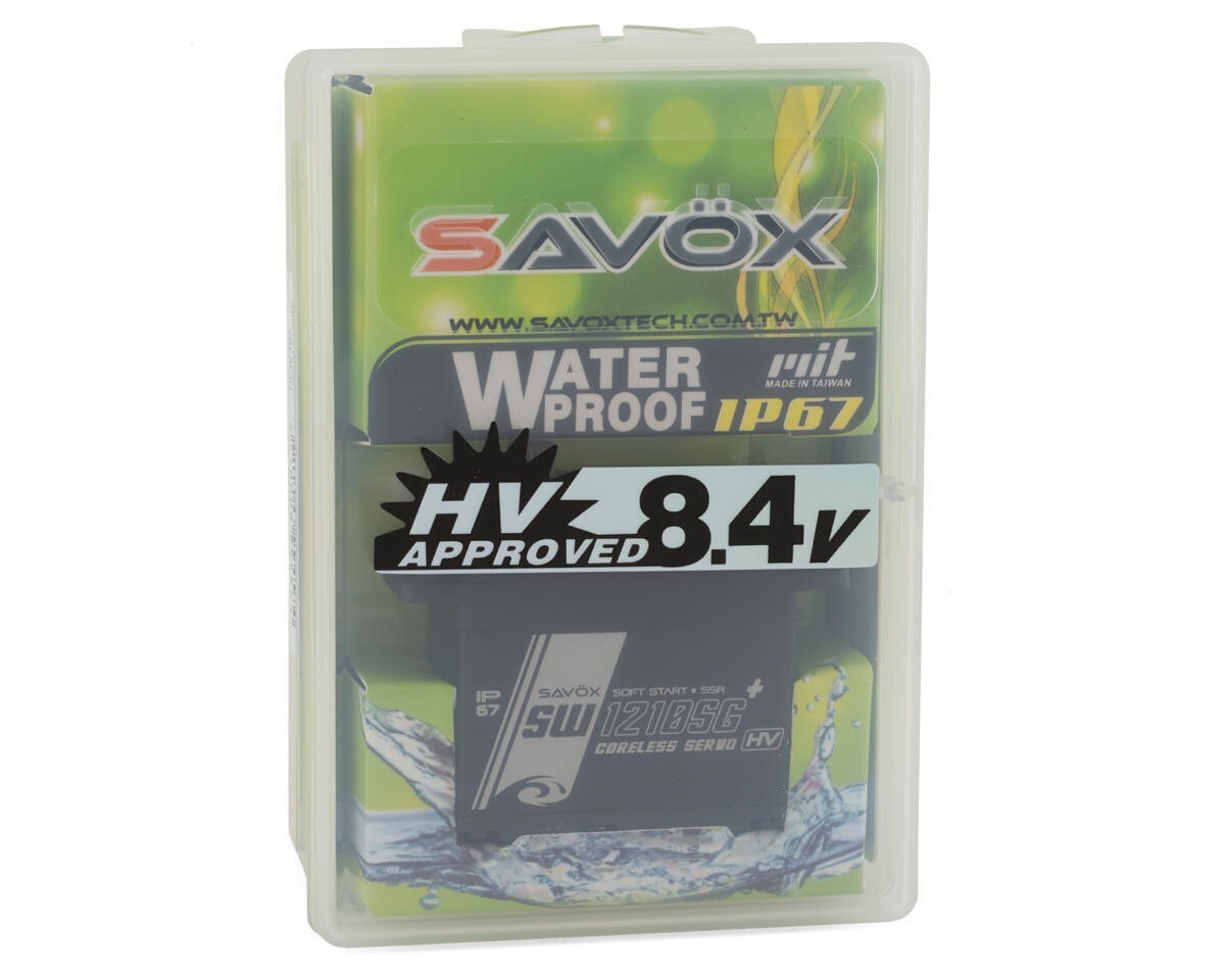 Savox SW-1210SGP Black Edition "Tall" Waterproof Digital Servo HV High Voltage