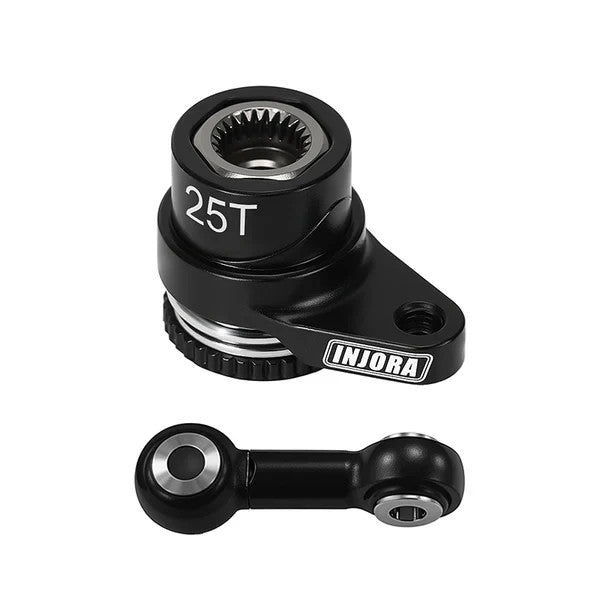INJORA GROM-11BK-INJS11 11KG Coreless Servo & Aluminum Servo Saver Grom/NASCAR