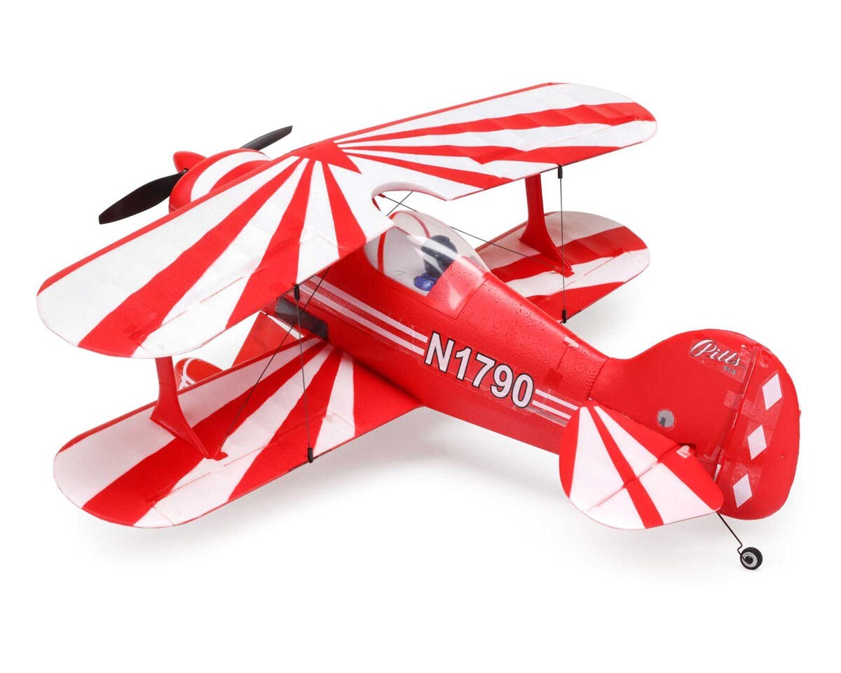 E-flite UMX Pitts S-1S Bind-N-Fly BNF Electric Airplane w/AS3X & SAFE EFLU15250