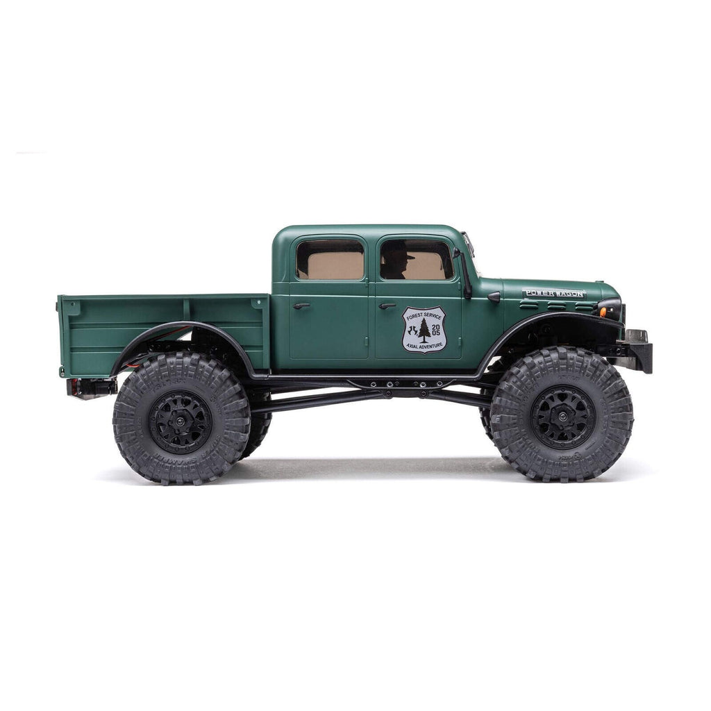 Axial AXI00007T2 1/24 SCX24 Dodge Power Wagon 4WD Rock Crawler Brushed RTR Green