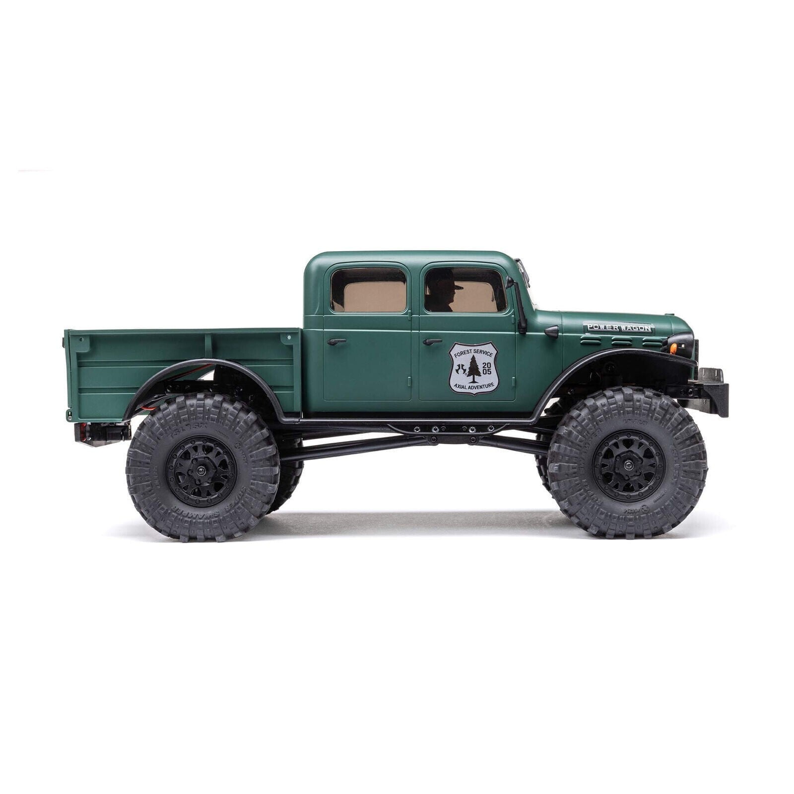 Axial AXI00007T2 1/24 SCX24 Dodge Power Wagon 4WD Rock Crawler Brushed RTR Green