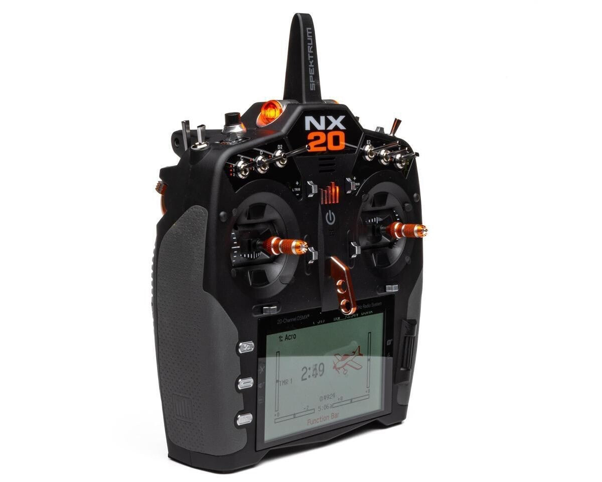 Spektrum RC NX20 2.4GHz DSMX 20-Channel Radio System Transmitter Only SPMR20500