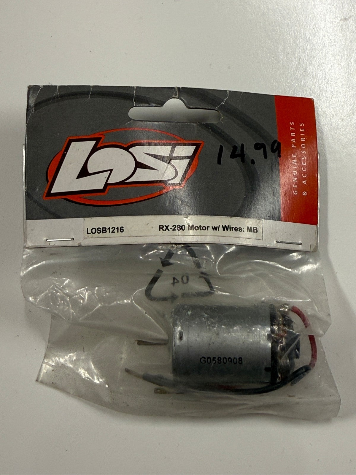 New in Package LOSB1216 Losi Slider MB RX-280 RX280 Replacement Motor
