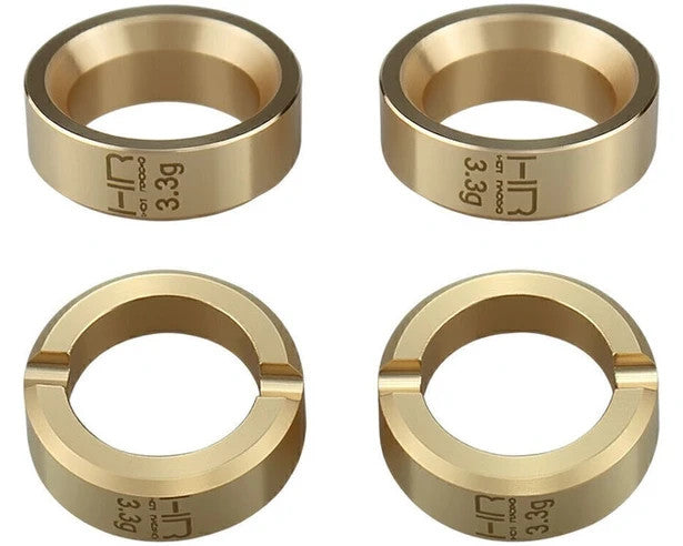 SXTY155H - 3.6g Brass Wheel Weights Scx30