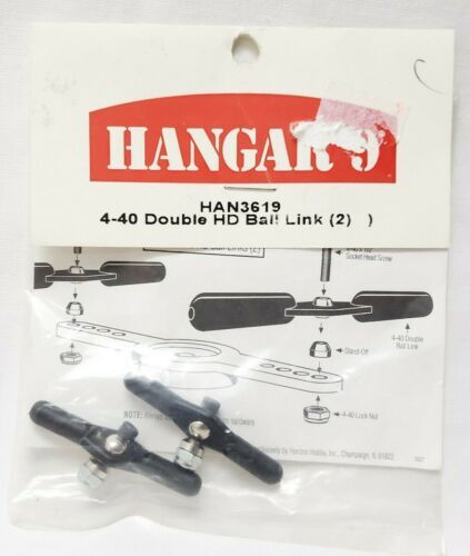 Hangar 9 RC Remote Control Airplane 4-40 Double HD Ball Link (2) HAN3619