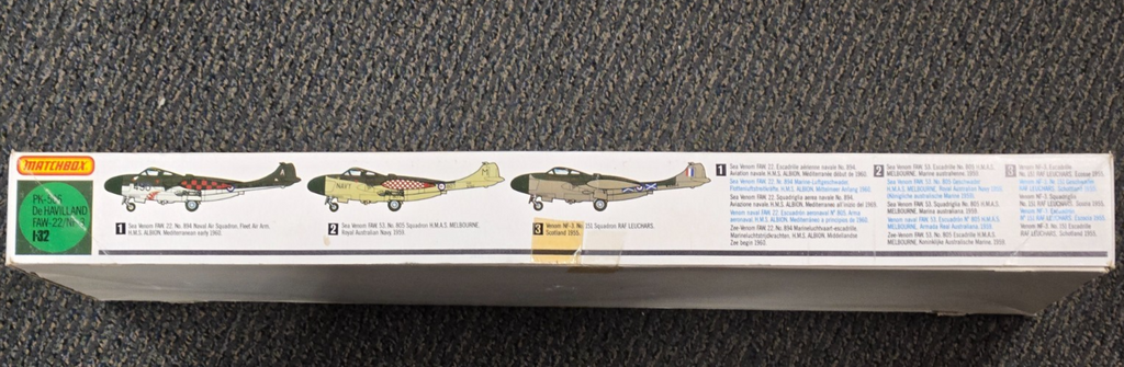 Matchbox Sea Venom FAW 22 Venom NF-3 PK-506 1/32 MODEL KIT RARE