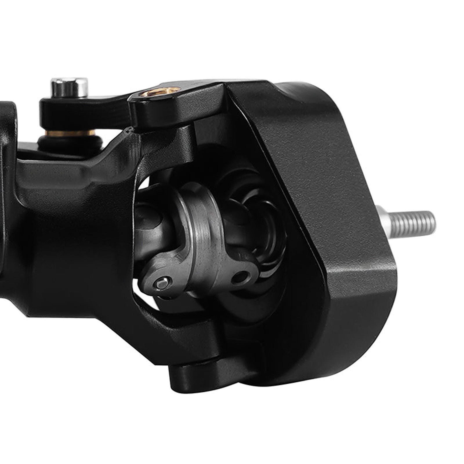 INJORA 4M-104BKFR +5mm Diamond Portal Axles Lay Down Servo TRX-4M Black