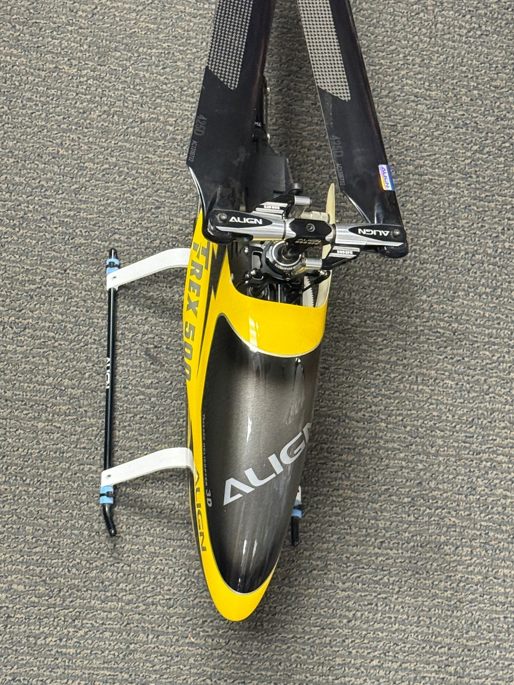Excellent Align 500 DFC Flybarless RC Remote Control Helicopter Airframe