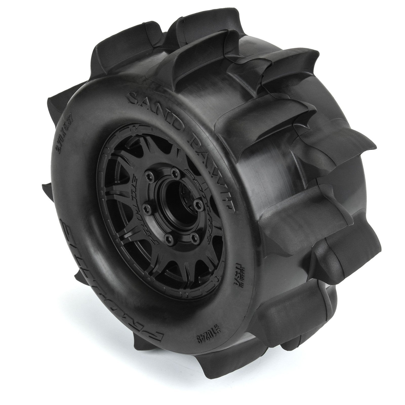 ProLine PRO1024910 1/10 Sand Paw HP BELTED F/R 2.8" MT Tires MTD 12/14mm Raid
