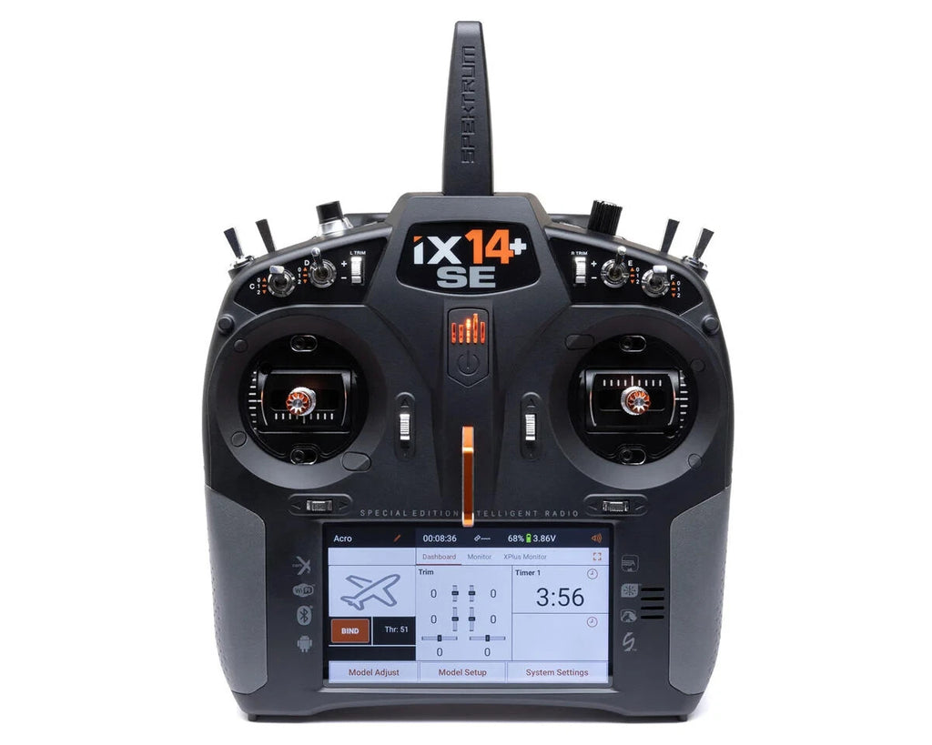 Spektrum RC iX14+ SE IX14SE 2.4GHz DSMX 20-Channel Transmitter SPMR14020
