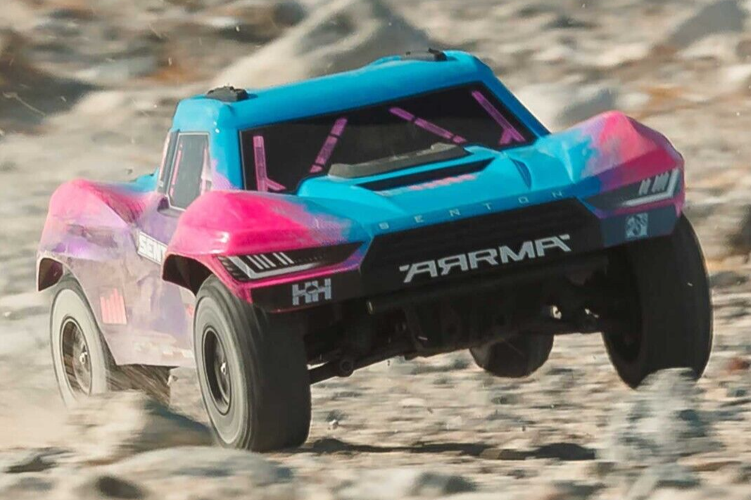 Arrma 1/10 SENTON 4X4 223S BLX Brushless Short Course Truck RTR With DSC, Blue