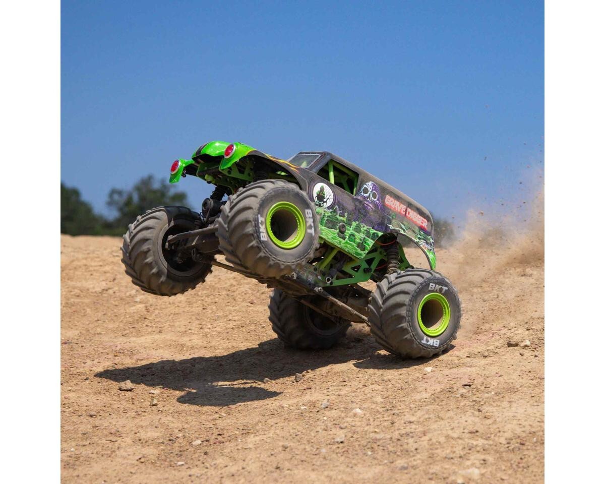 Losi 1/18 Mini LMT 4X4 Brushed RTR Monster Truck (Grave Digger) w/SLT2 2.4GHz