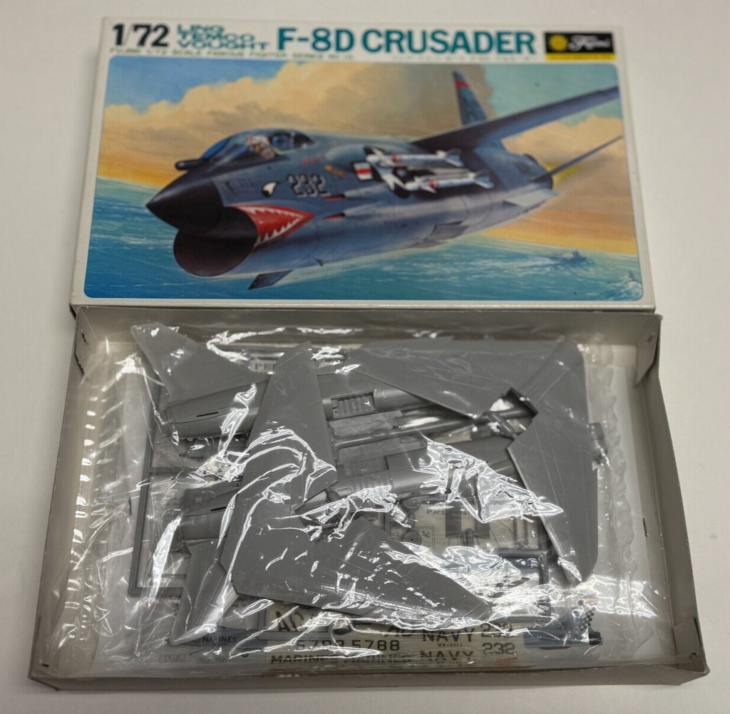 Fujimi F-8D Crusader 1:72 Airplane Model Kit Ling Temco Vought #7AI3 NIB ~ M2 #7