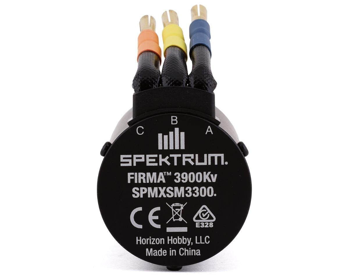 Spektrum RC Firma 4-pole Brushless RC Car Motor 3900Kv SPMXSM3300