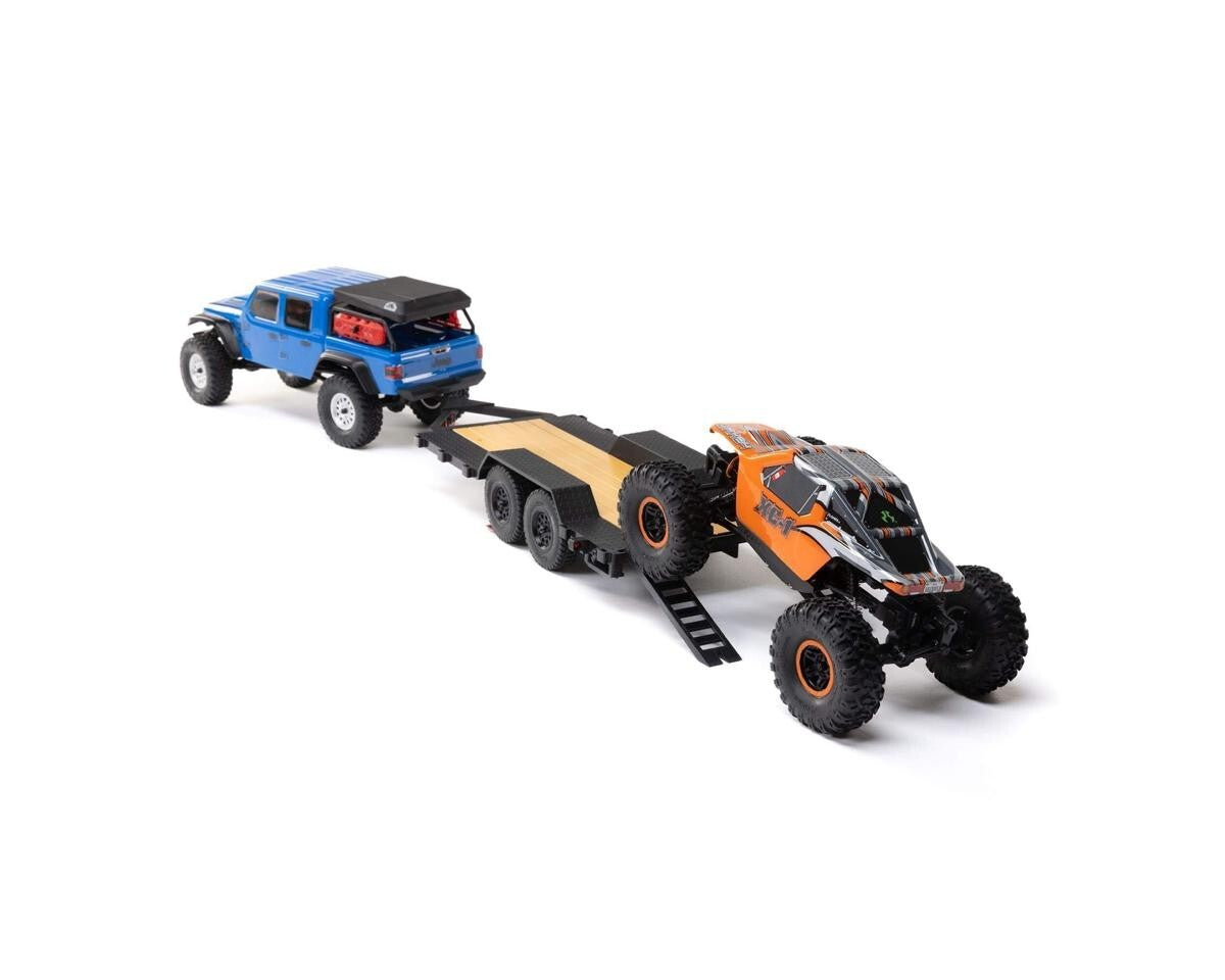 Axial SCX24 1/24th Scale Flat Bed Mini Vehicle Trailer w/LED Taillights AXI00009
