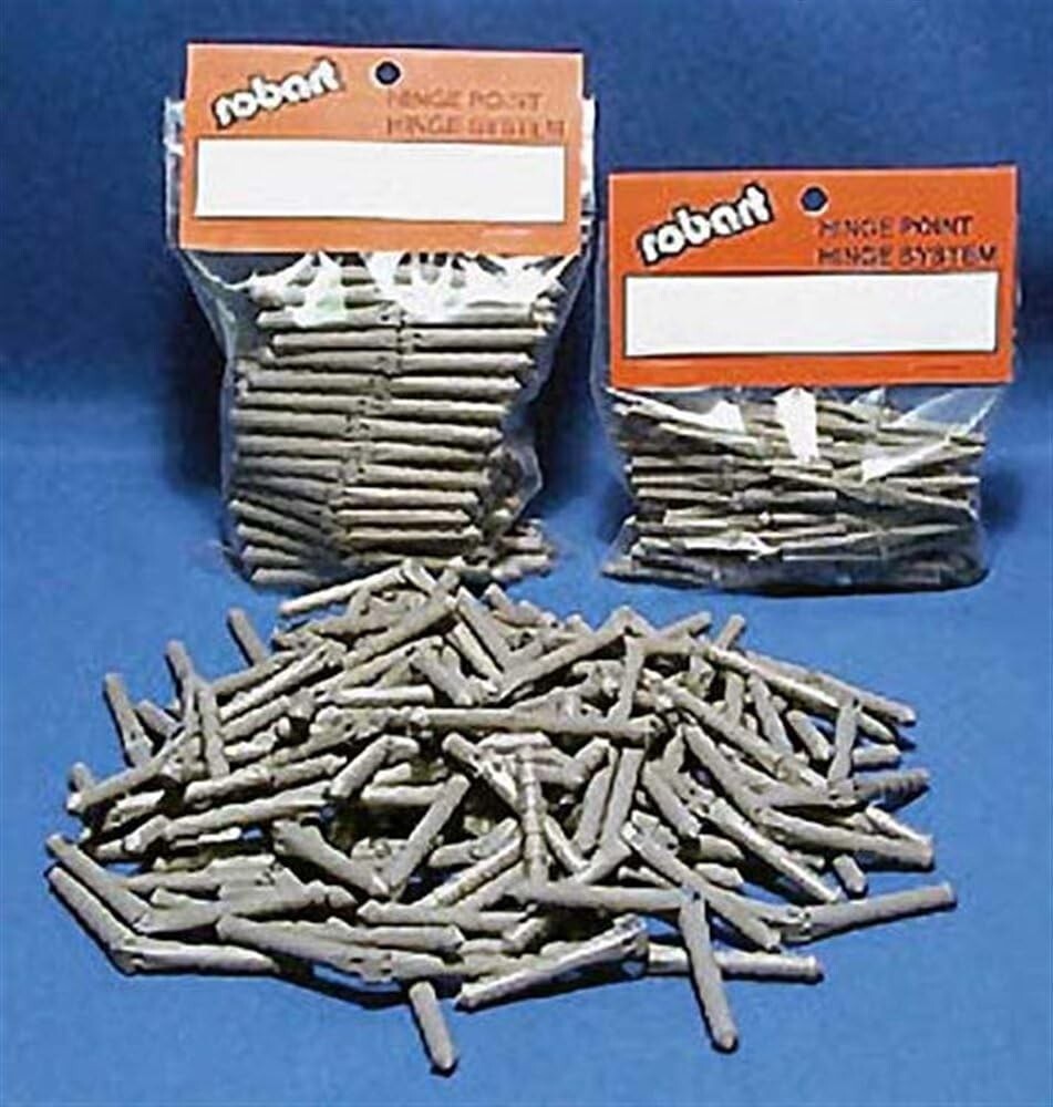 Robart Manufacturing RC Airplane Super Hinge Point Hinges 1/8 (100) 310 ROB311B