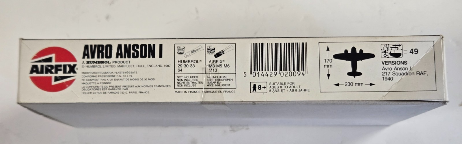 Avro Anson I 1:72 Scale 02009