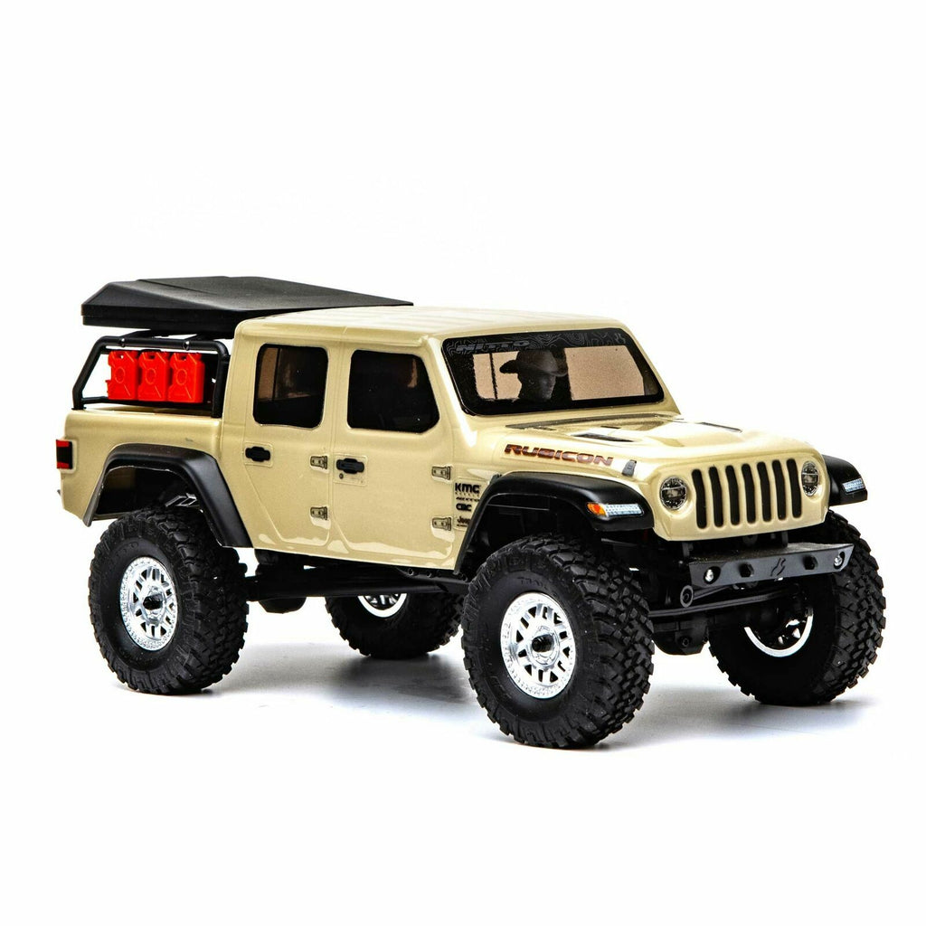 Axial SCX24 Jeep JT Gladiator RC Truck 1/24 4WD Rock Crawler Brushed RTR Beige