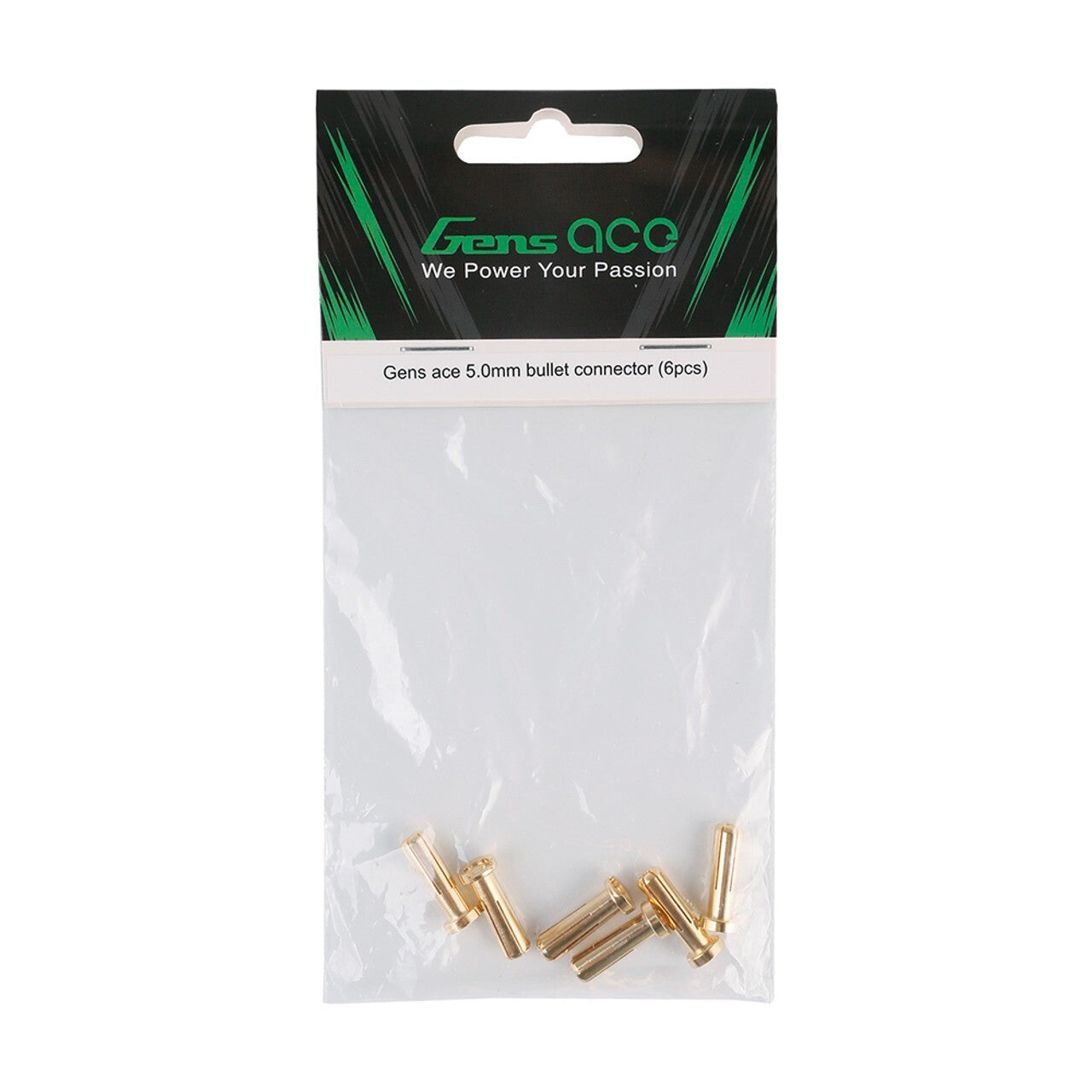 Gens Ace 5.0mm Bullet RC Remote Control Car / Truck Battery Connector (6pcs)