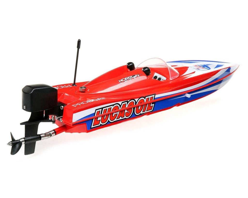 Pro Boat 17" Power Boat Racer Deep-V RTR Brushless Boat Lucas Oil w/2.4GHz Radio