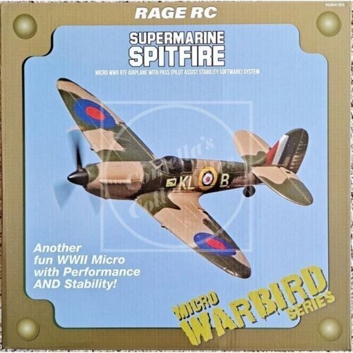 Rage RC Supermarine Spitfire Micro RTF Airplane w/ Pilot Assist PASS RGRA1303