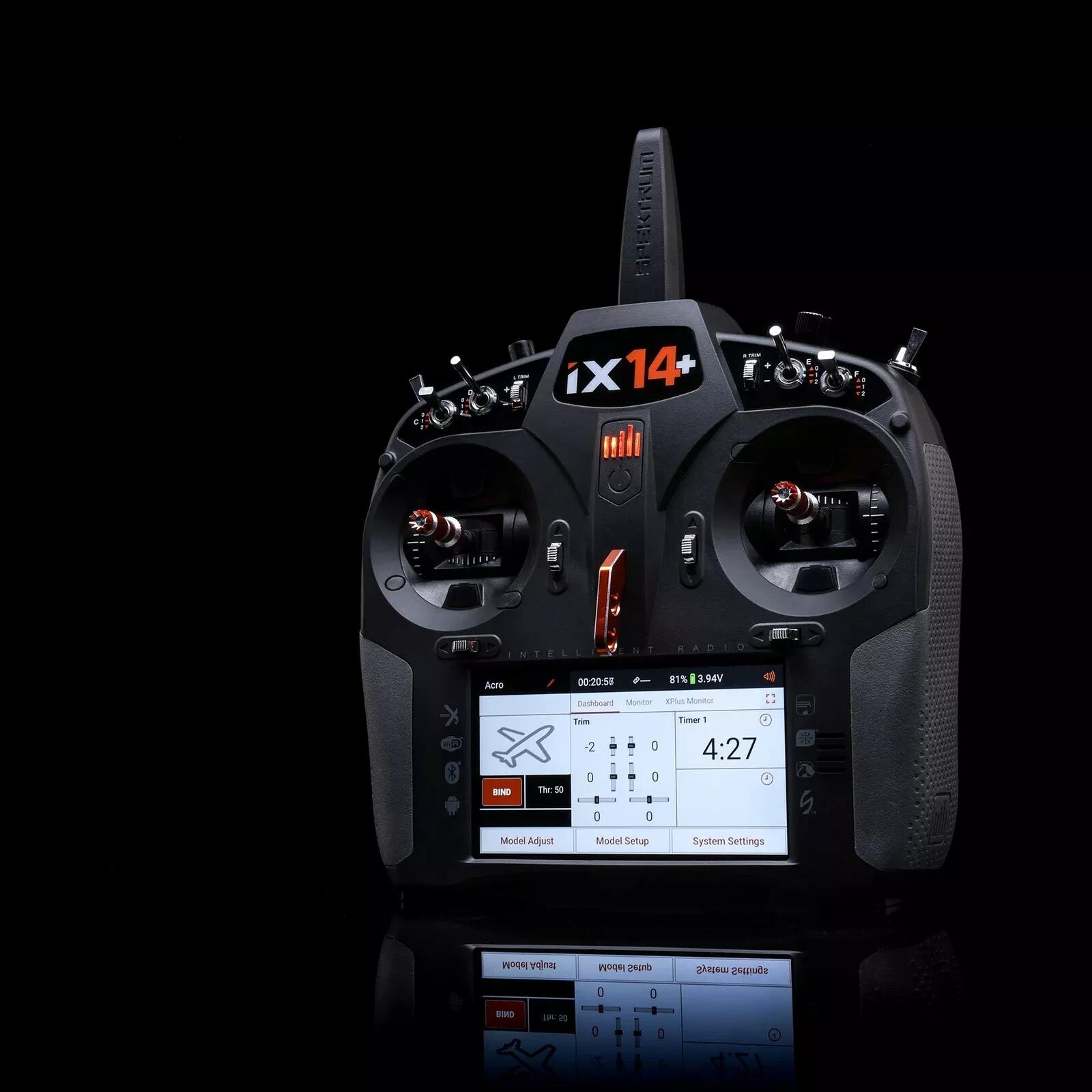 Spektrum iX14+ 14 Plus Channel DSMX RC Remote Control Transmitter Only SPMR14010