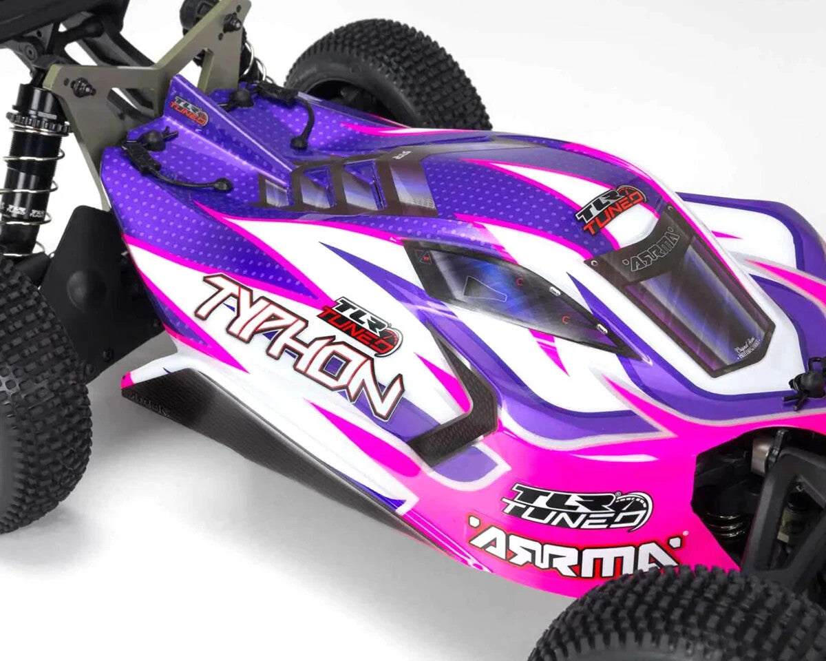 Arrma Typhon "TLR Tuned" 1/8 4WD RC Buggy Roller Pink / Purple ARA8306