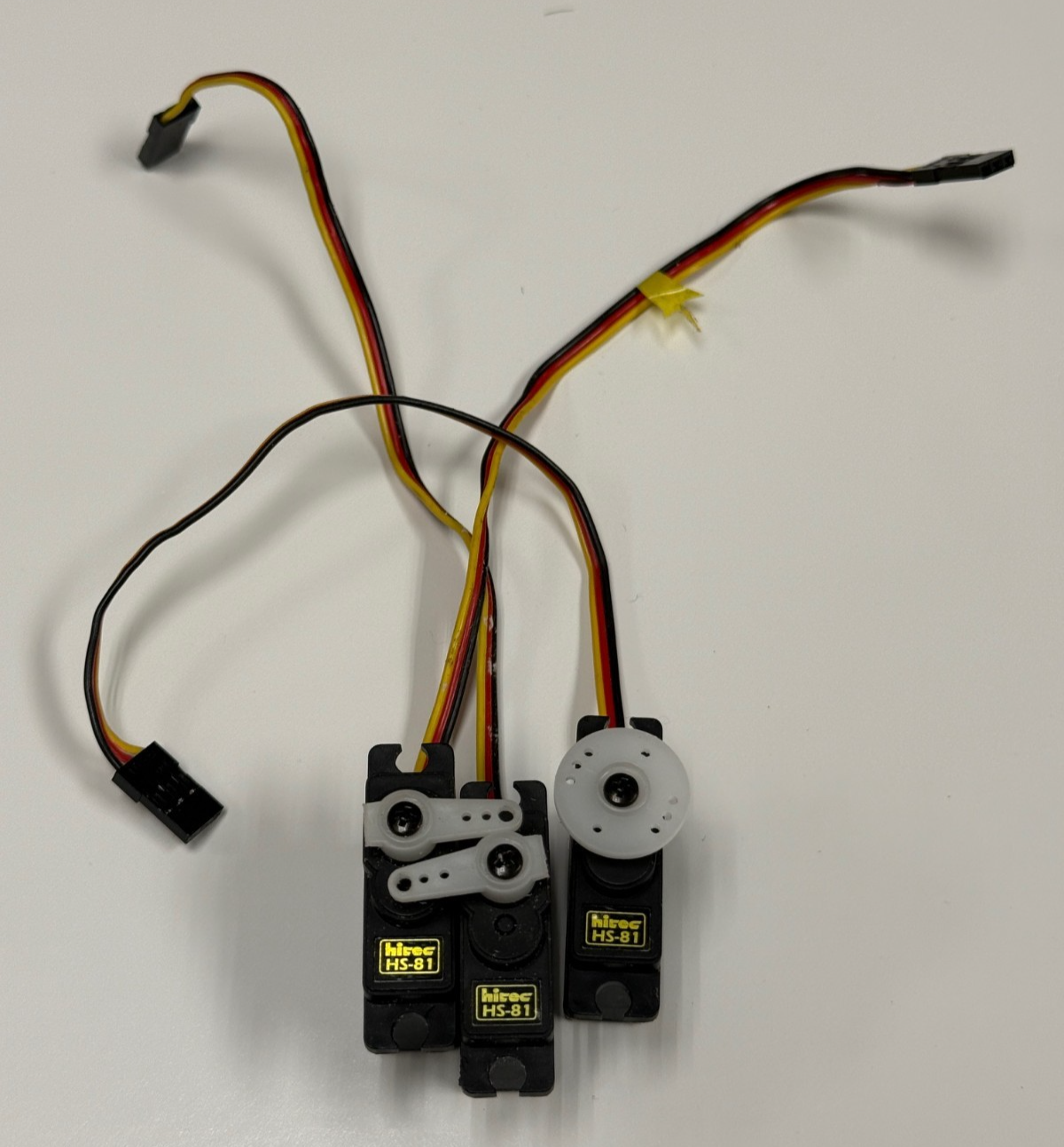 3x Hitec HS81 HS-81 RC Remote Control Airplane Micro Servo HRC31081S