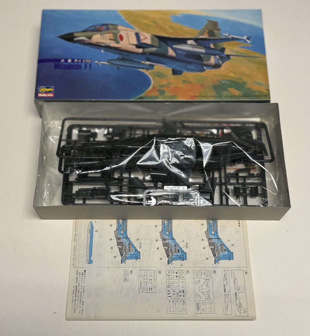 Hasegawa 1/72 Scale Mitsubishi F-1 F1 Plastic Model Airplane Kit #704