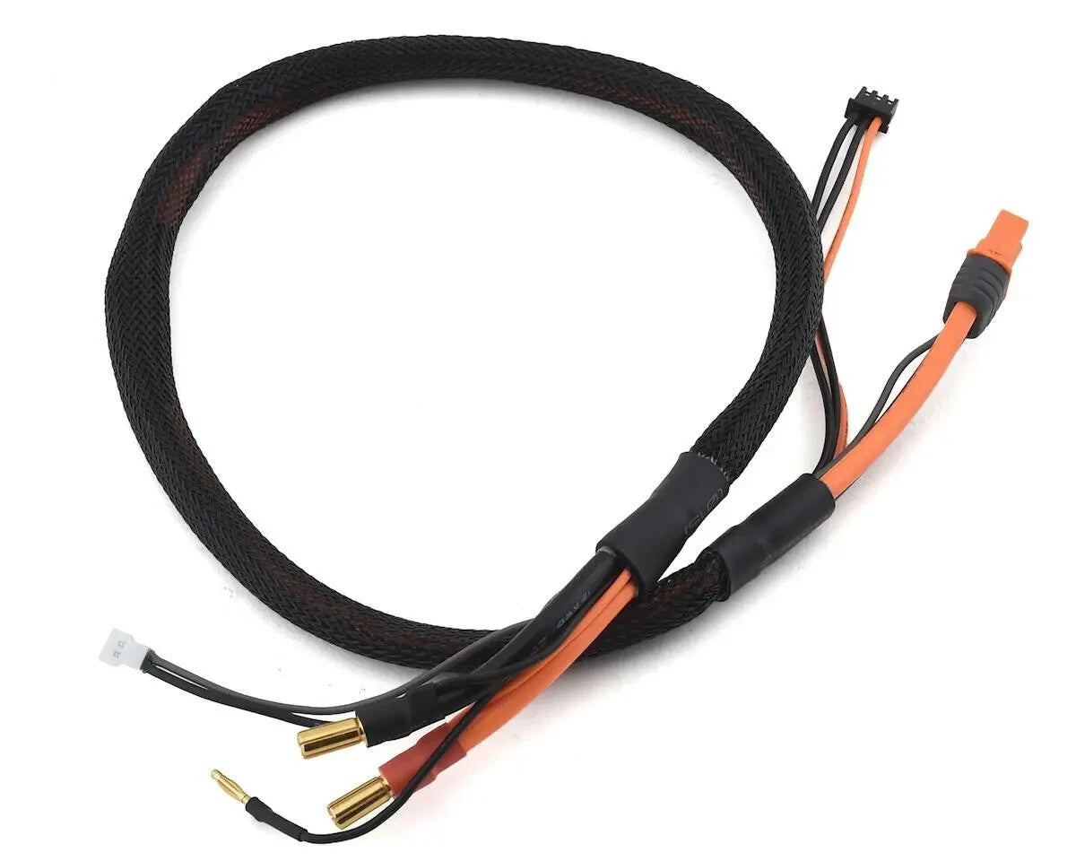 Spektrum RC IC3 Smart 2S RC Charge Lead w/5mm Bullets (24") XCA316 SPMXCA316