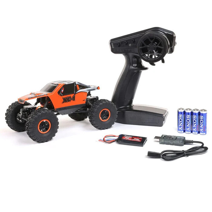 Axial AX24 XC-1 XC1 1/24 Scale 4WD RTR 4WS Mini Crawler Truck Orange AXI00003T2