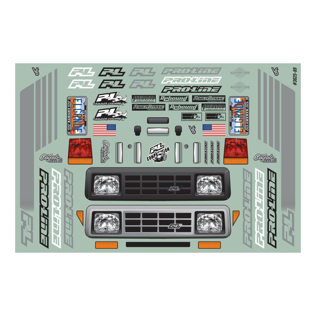 ProLine Racing Coyote Grande Clear Body for 12.3" 313mm Wheelbase PRO362500