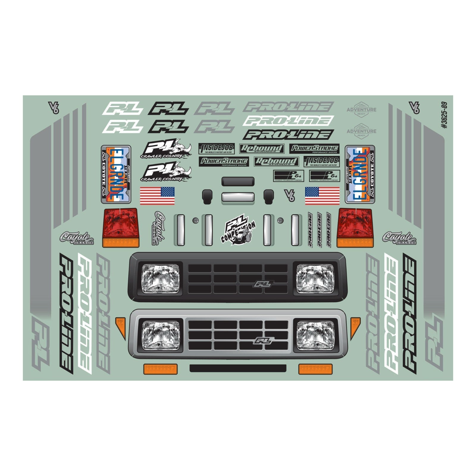 ProLine Racing Coyote Grande Clear Body for 12.3" 313mm Wheelbase PRO362500