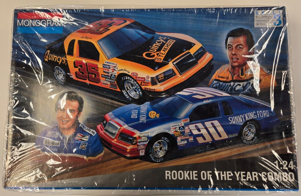 Monogram 1985 Rookie of The Year Combo #6368 1/24 Scale Model Kit NIB Sealed