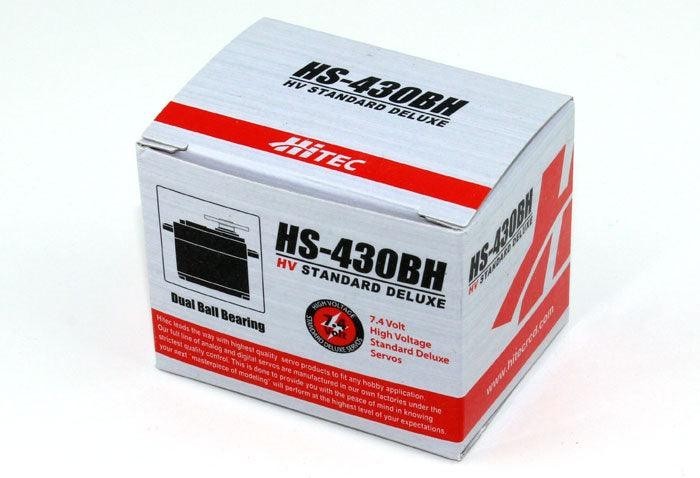 Hitec HRC31430S HS-430BH Standard High Voltage Analog Servo Ball Bearing 60 oz
