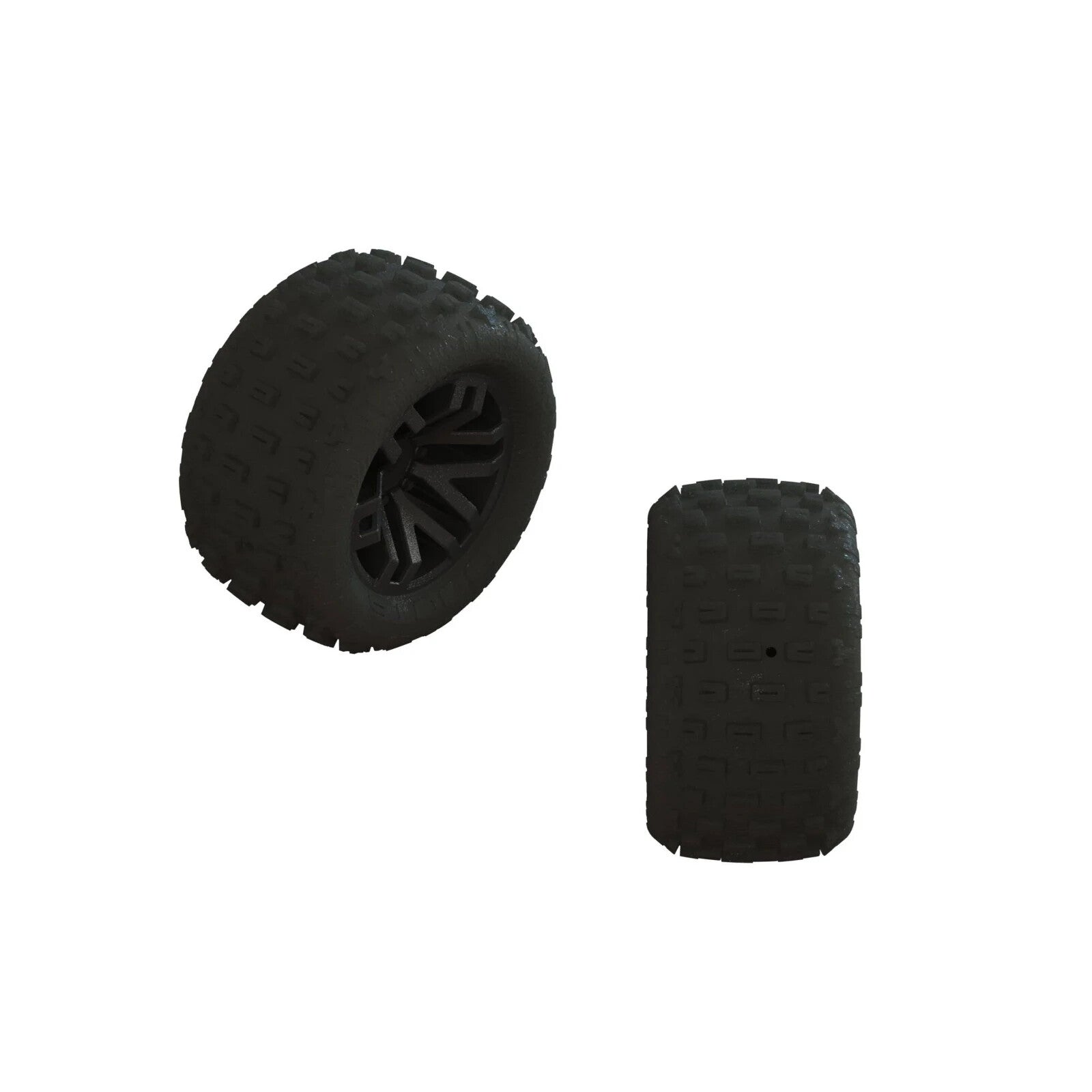 Arrma Granite Grom 1/18th Tires Dboots Fortress & Black 12mm Wheels ARA550112