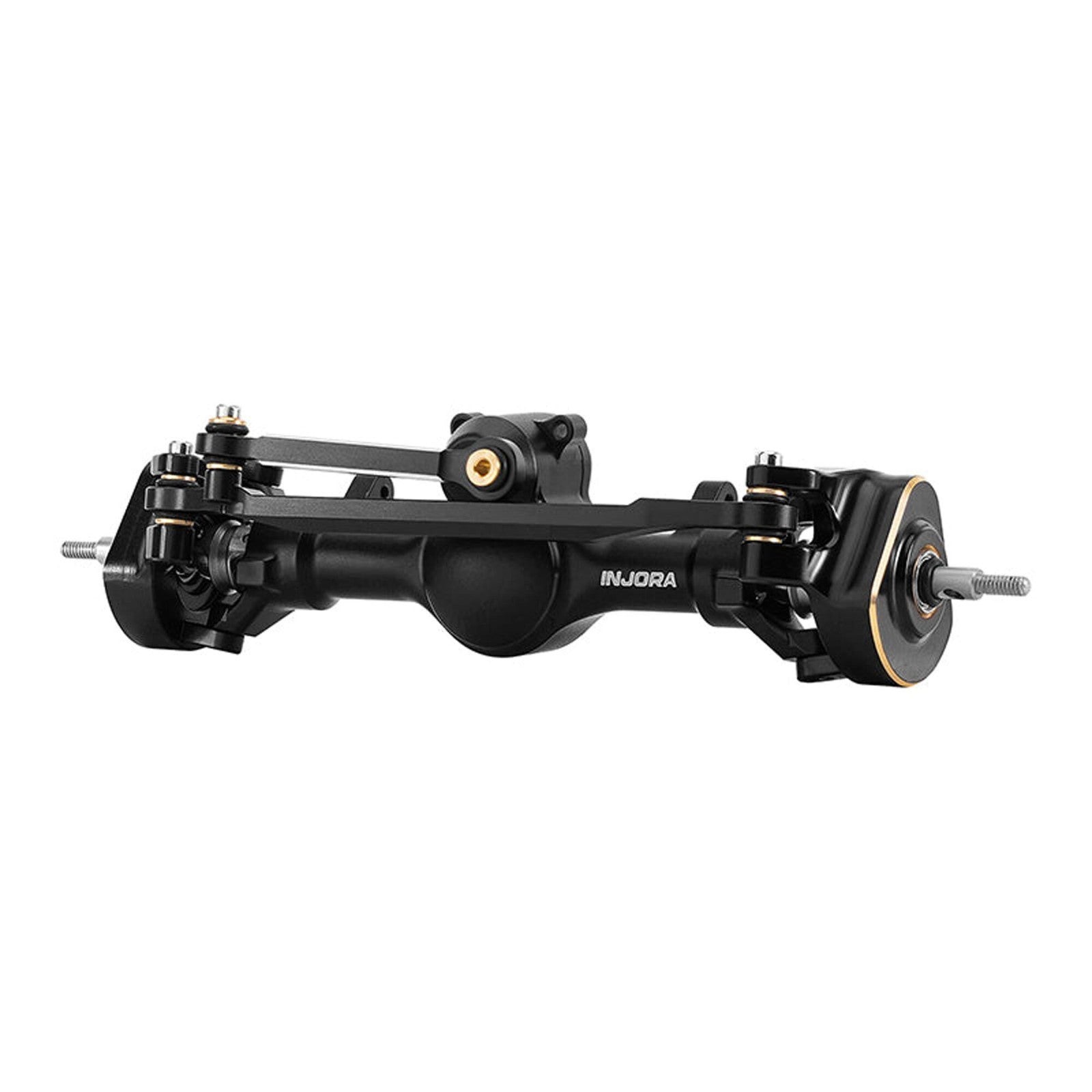 INJORA 4M-104BKFR +5mm Diamond Portal Axles Lay Down Servo TRX-4M Black