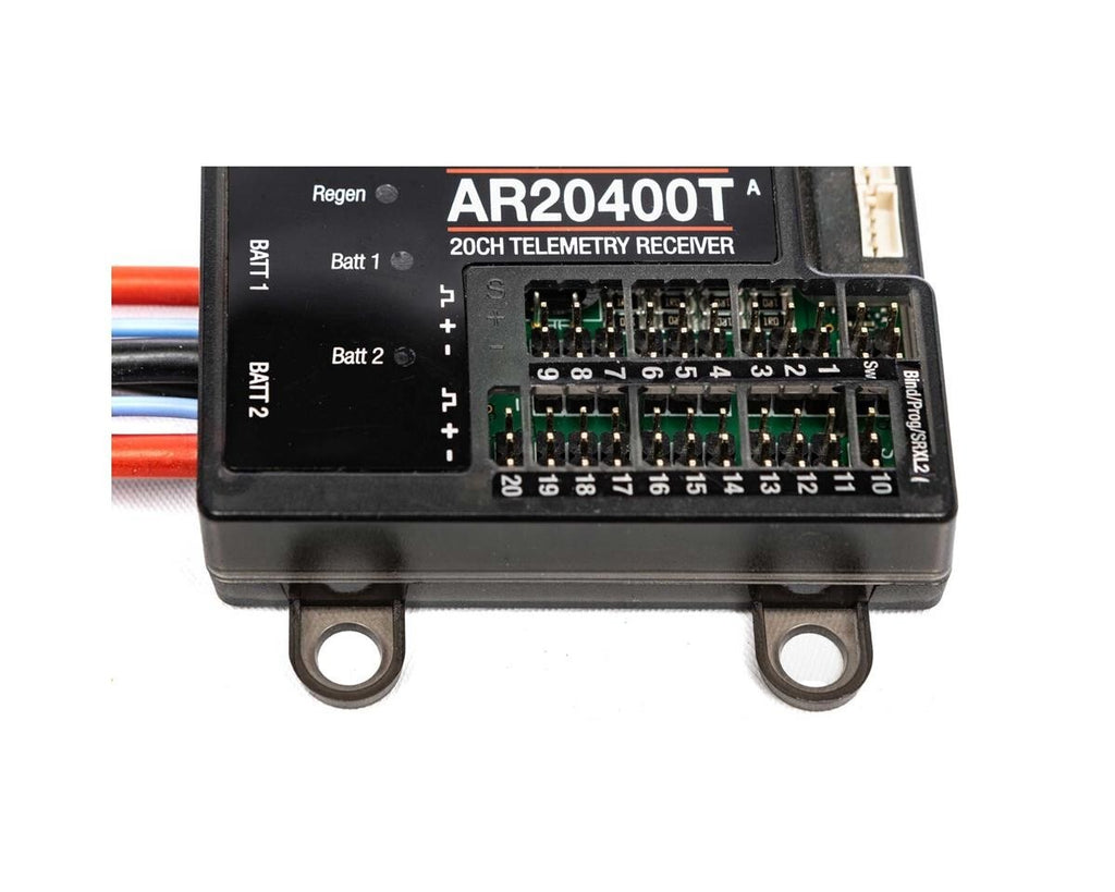 Spektrum RC AR20400T 20-Channel DSMX PowerSafe Telemetry Receiver SPMAR20400T