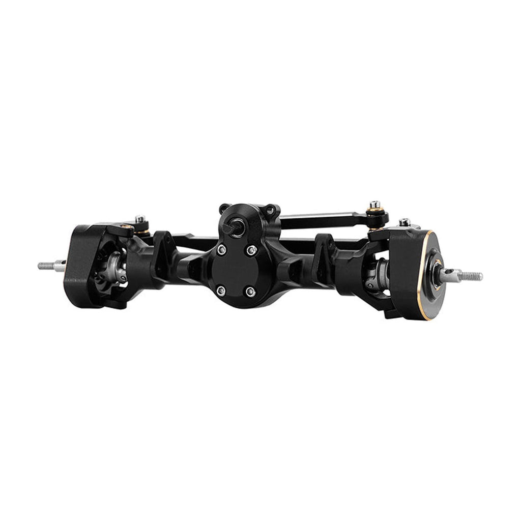INJORA 4M-104BKFR +5mm Diamond Portal Axles Lay Down Servo TRX-4M Black