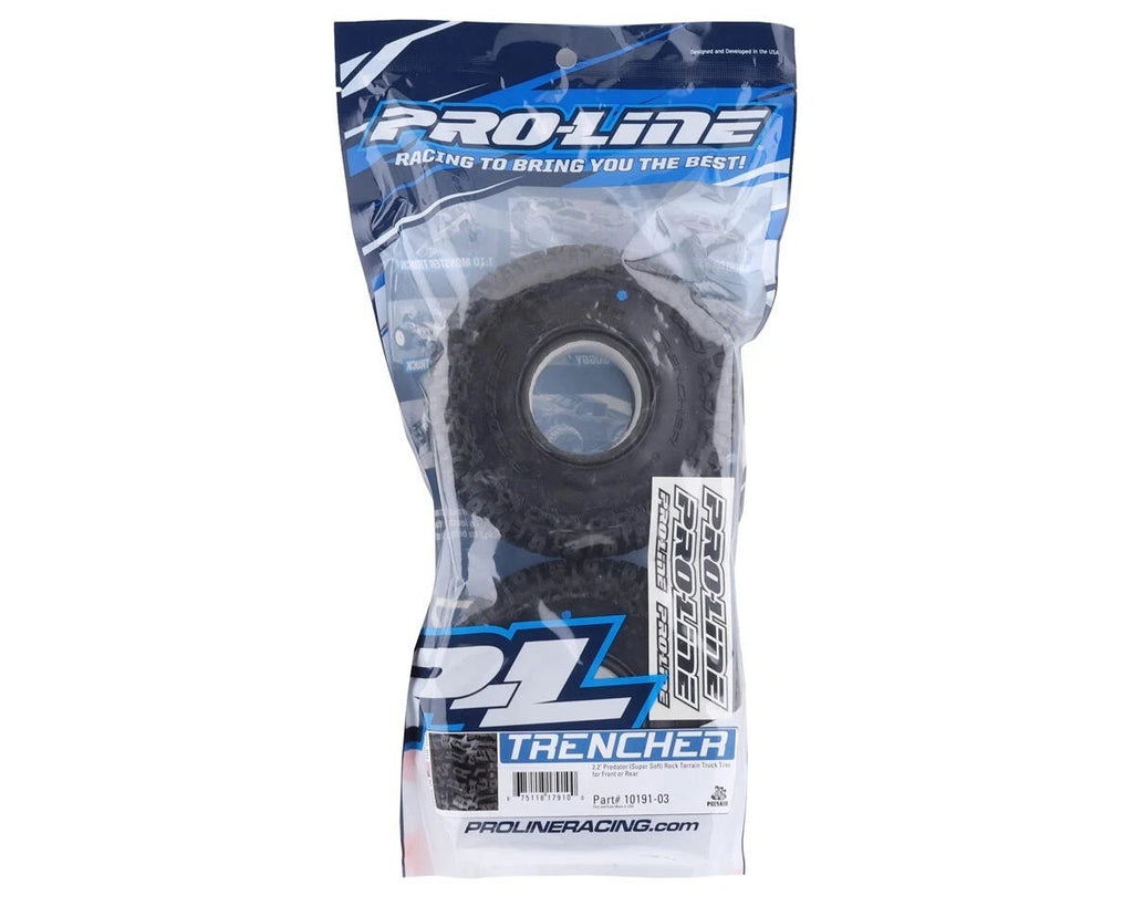ProLine PRO1018303 Trencher Predator 1.9" Rock Crawler Tires (2) Super Soft