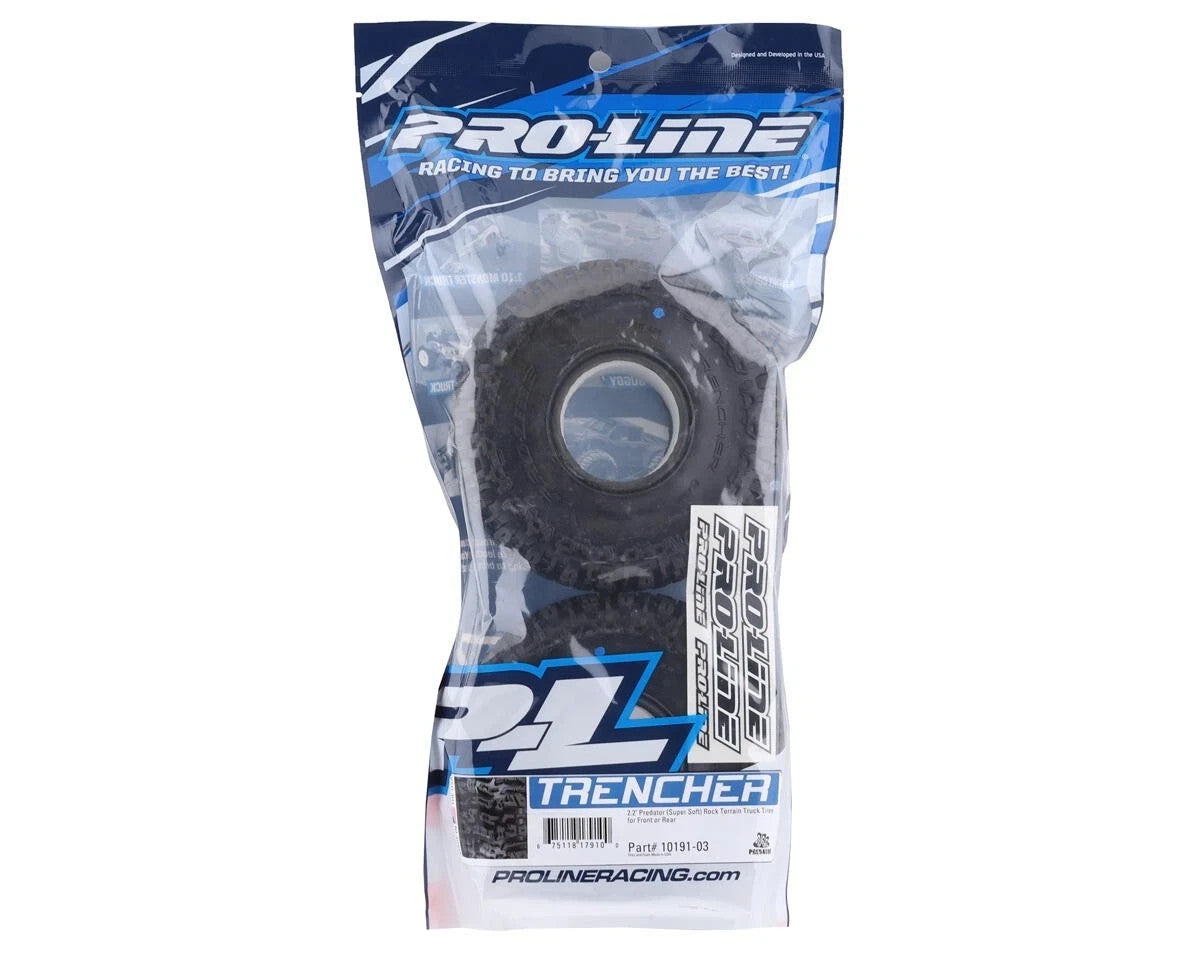 ProLine PRO1018303 Trencher Predator 1.9" Rock Crawler Tires (2) Super Soft