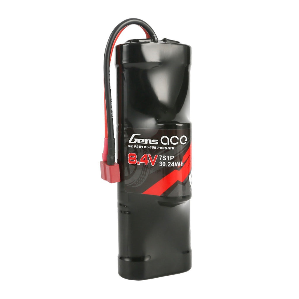 2x Gens ace 8.4V 5000mAh NiMH RC Truck / Car Battery Hump Style w/ Deans T Plug