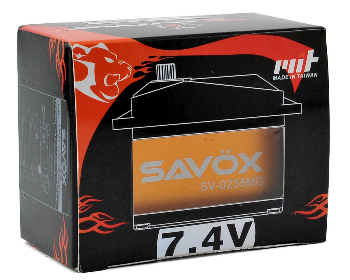 Savox SV-0235MG 0235 Super Speed Steel Gear Digital 1/5 Scale Servo High Voltage