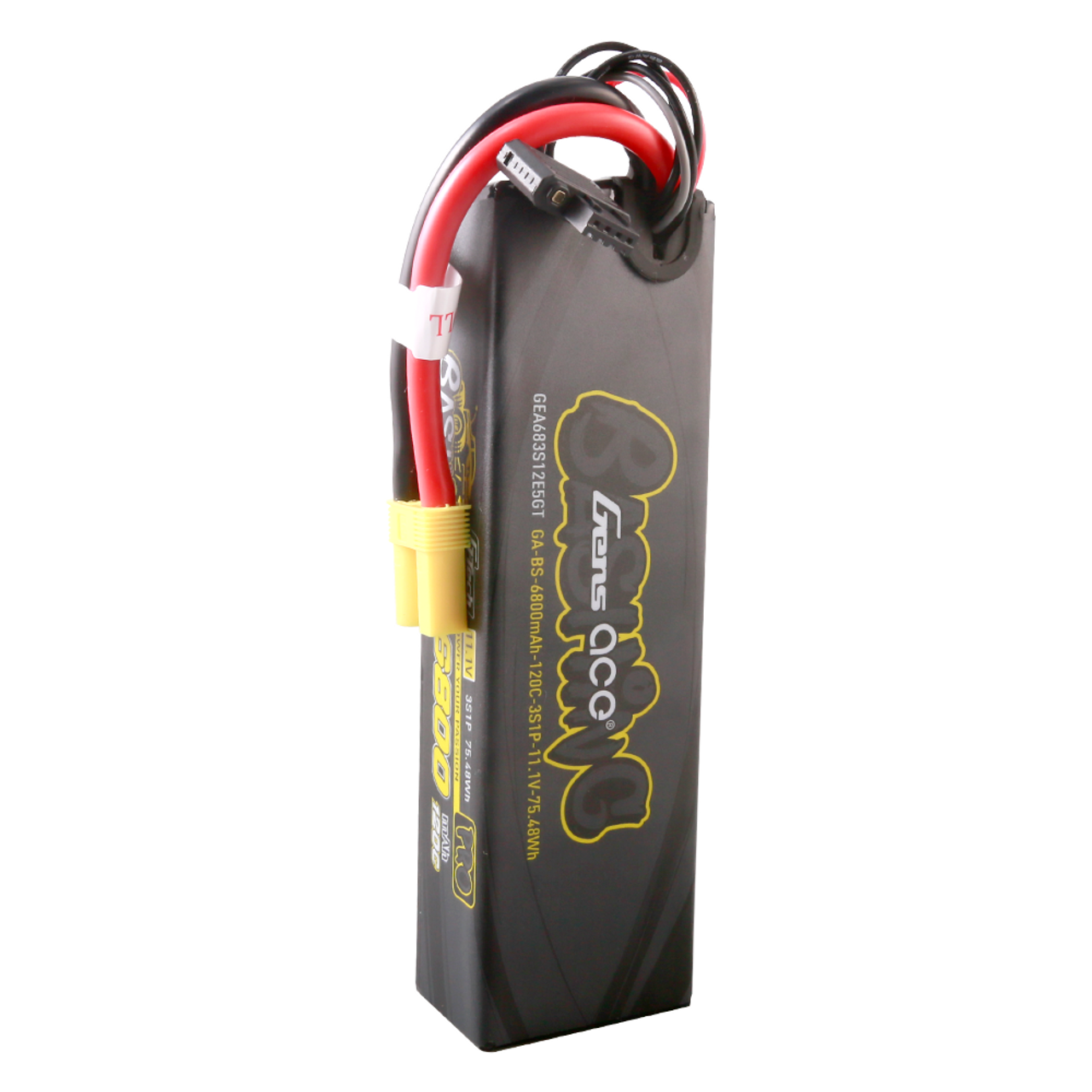 Gens Ace G-Tech 6800mAh 11.1V 120C 3S Lipo Battery EC5 For Arrma 1/8 RC Car