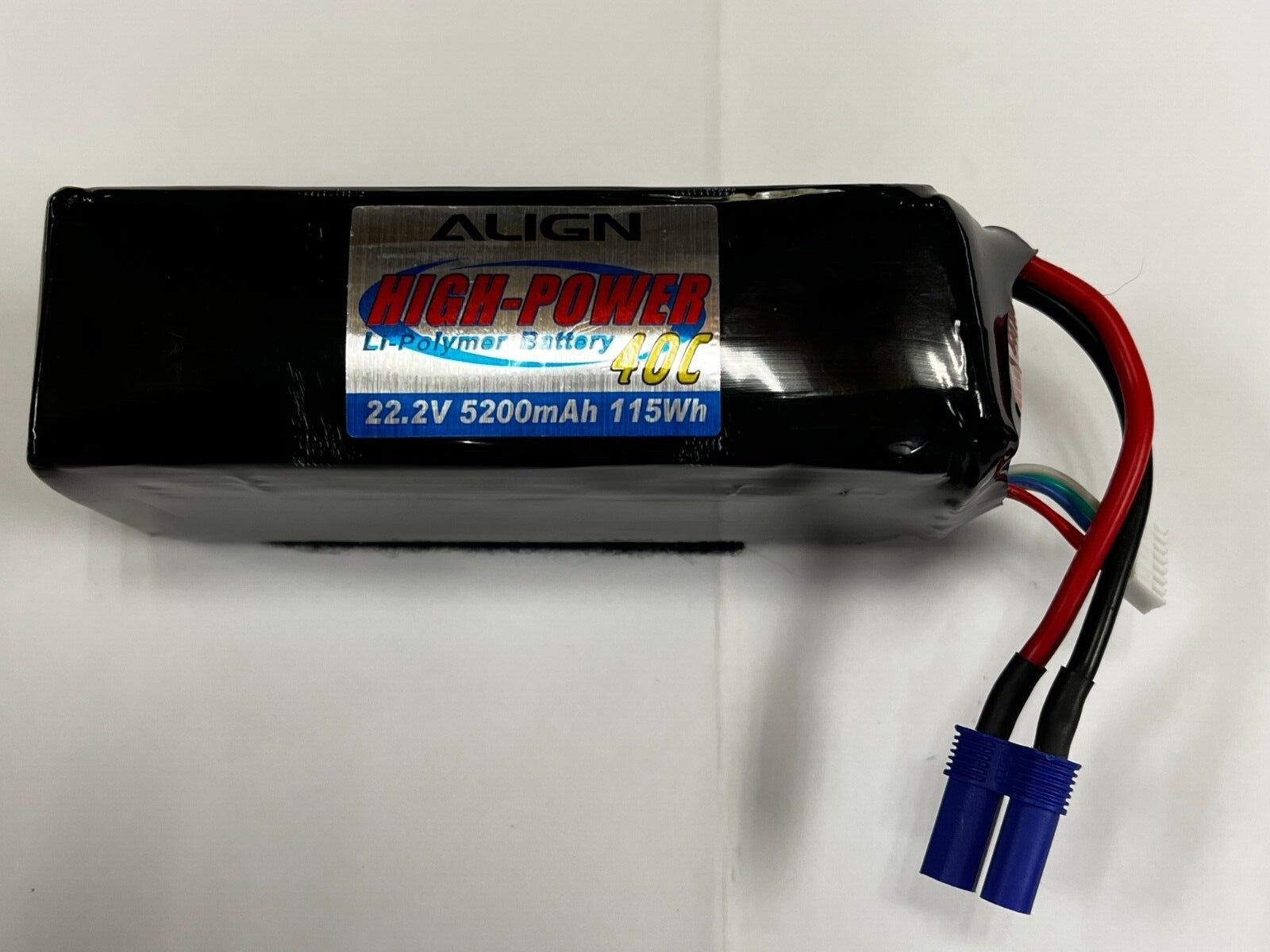 Align TRex T-Rex 6S 22.2v 5200mah 40C Lipo RC Remote Control Helicopter Battery