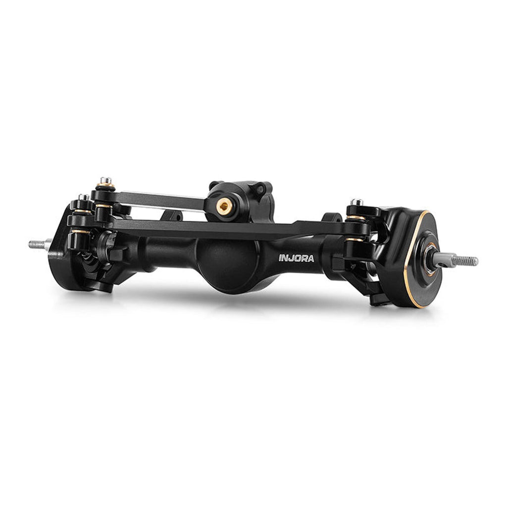 INJORA 4M-104BKFR +5mm Diamond Portal Axles Lay Down Servo TRX-4M Black